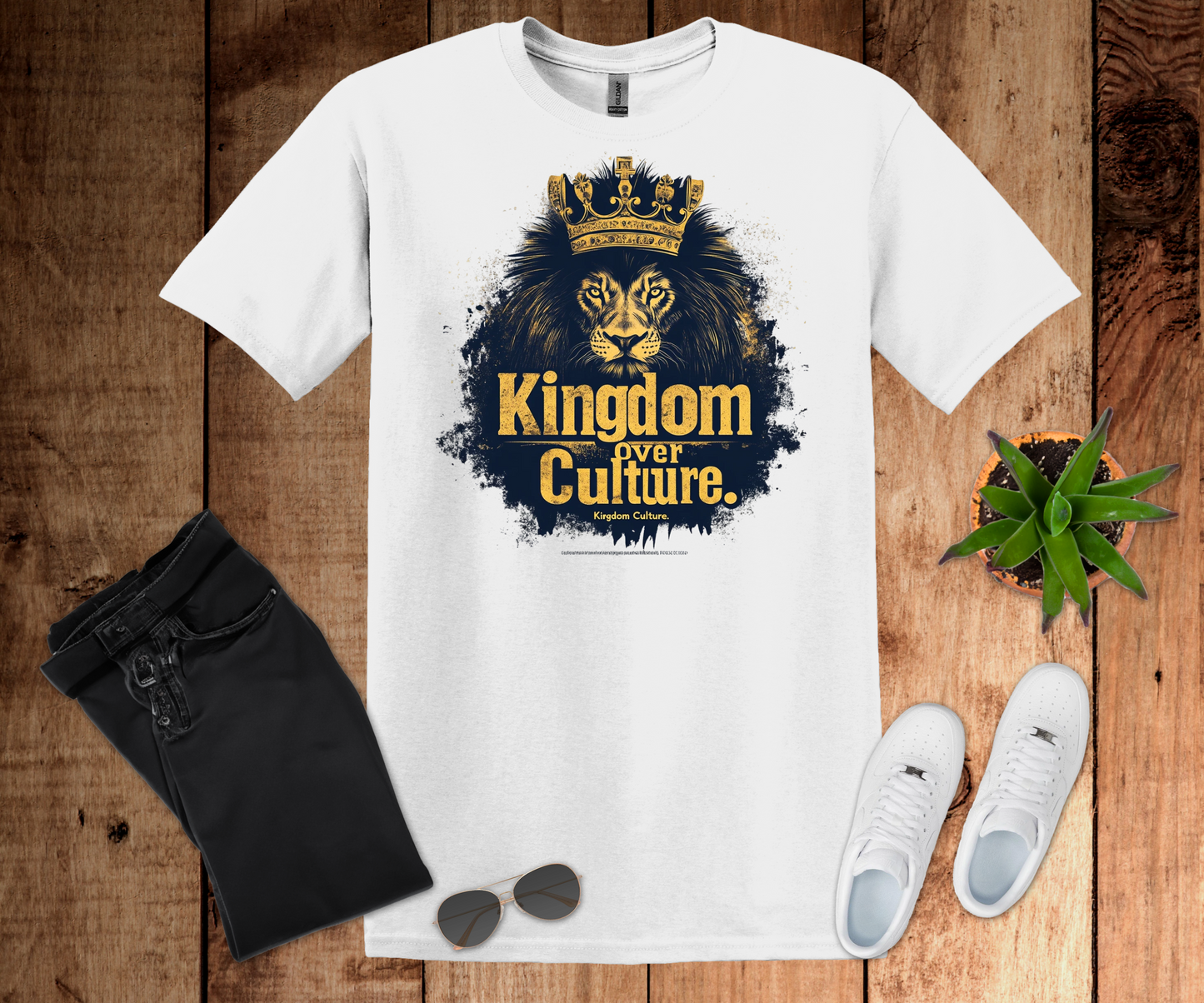 Kingdom over Culture Unisex Softstyle T-Shirt - Bold Graphic Tee